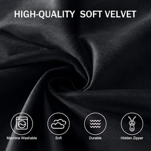 VIREO Bean Bag Chair - Comfy Bean Bag Chairs for Adults/Kids, Memory Foam Filler Included, Ultra Soft Removable and Washable Flannel Cover, Beanbag Chair - Black(35